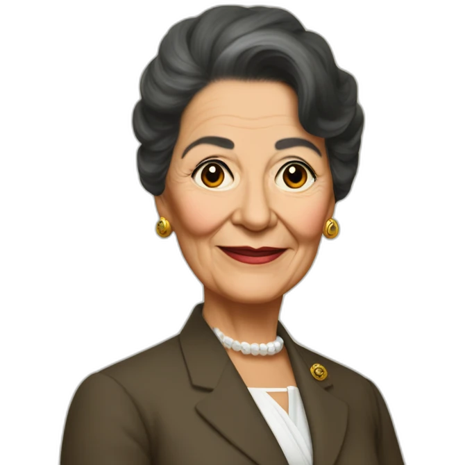 Former president Estela Martínez de Perón emoji