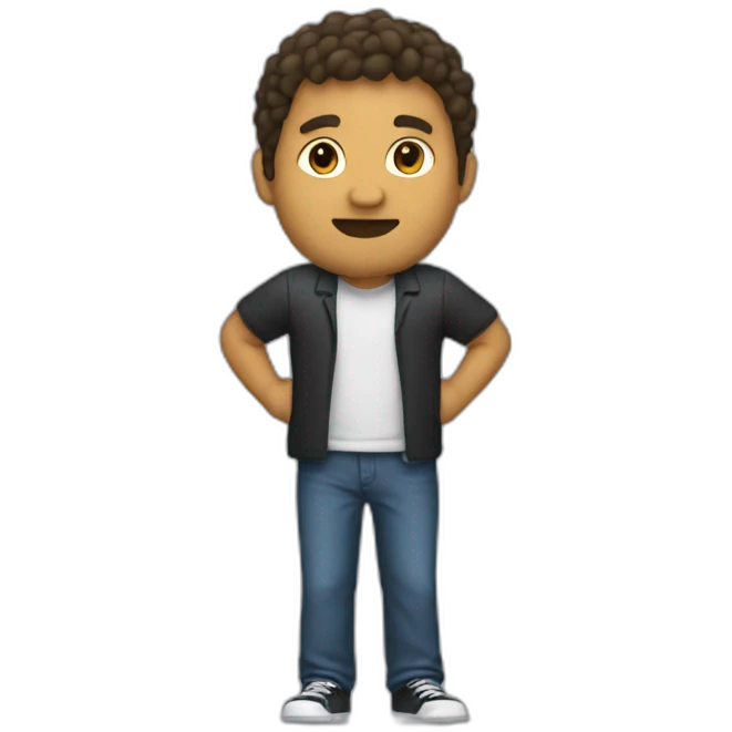 Jeff bazos with full body emoji