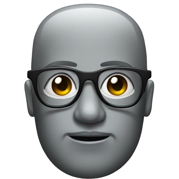 robot with black glasses emoji