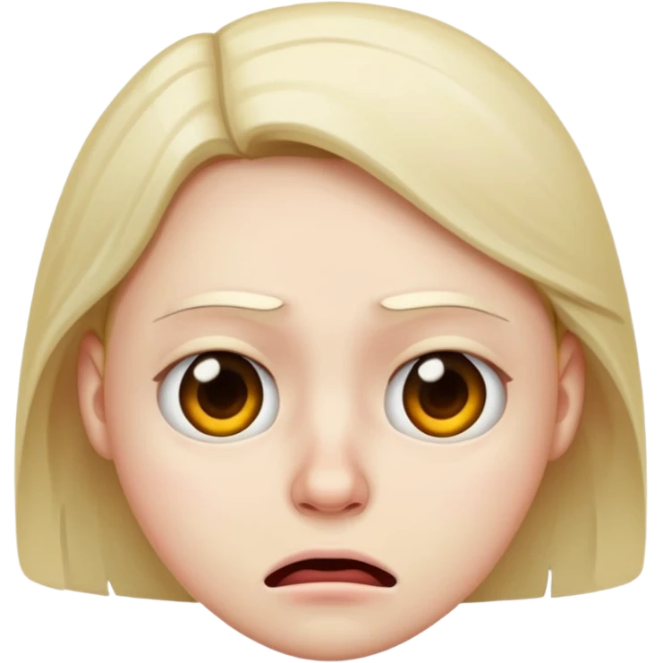 disgusted face emoji