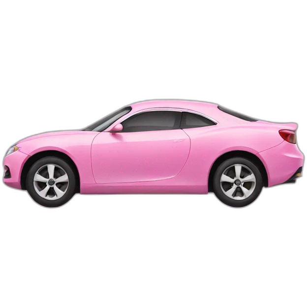 car pink emoji