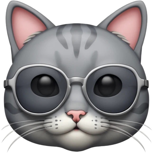 Cat wearing sunglasses emoji