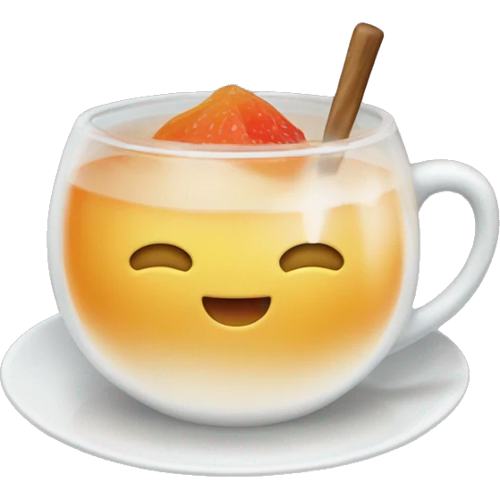 thé glacé pêche emoji