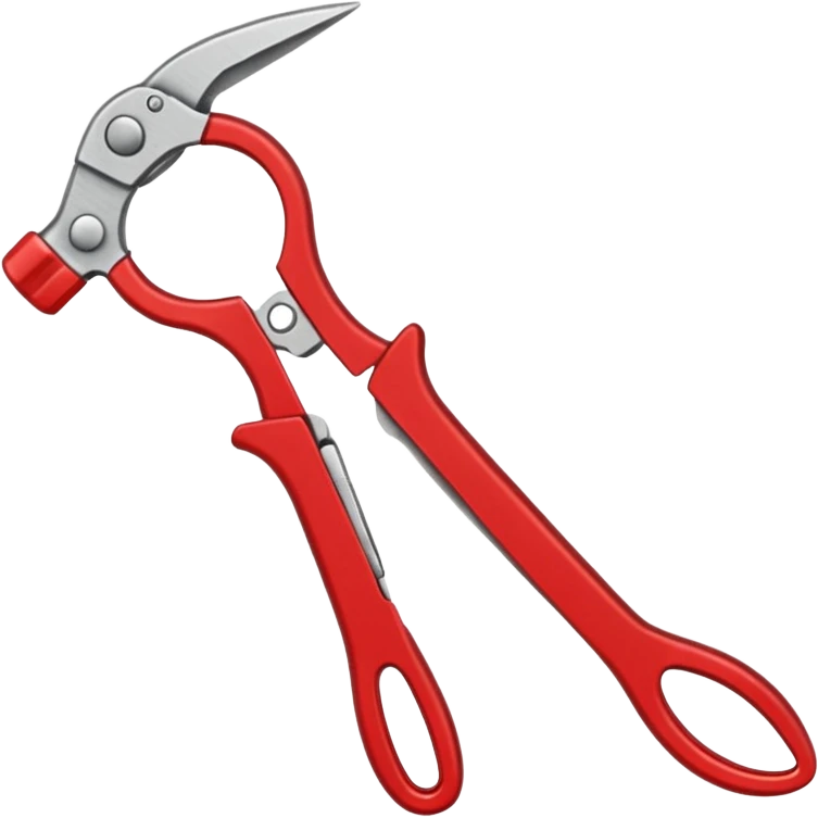 red bent nose Pliers emoji