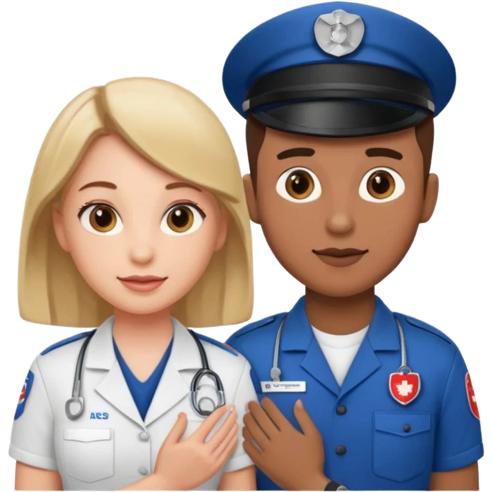 Male and Female CPR Instructor emoji