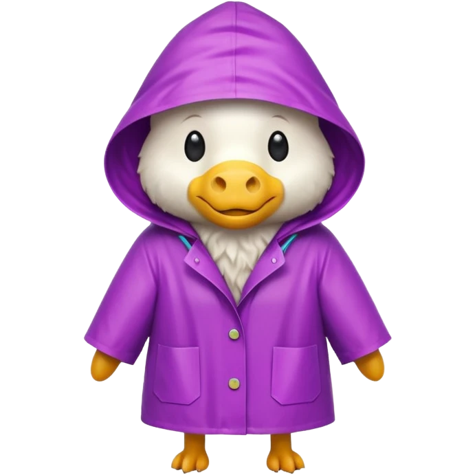 Raincoat Farm Animal emoji