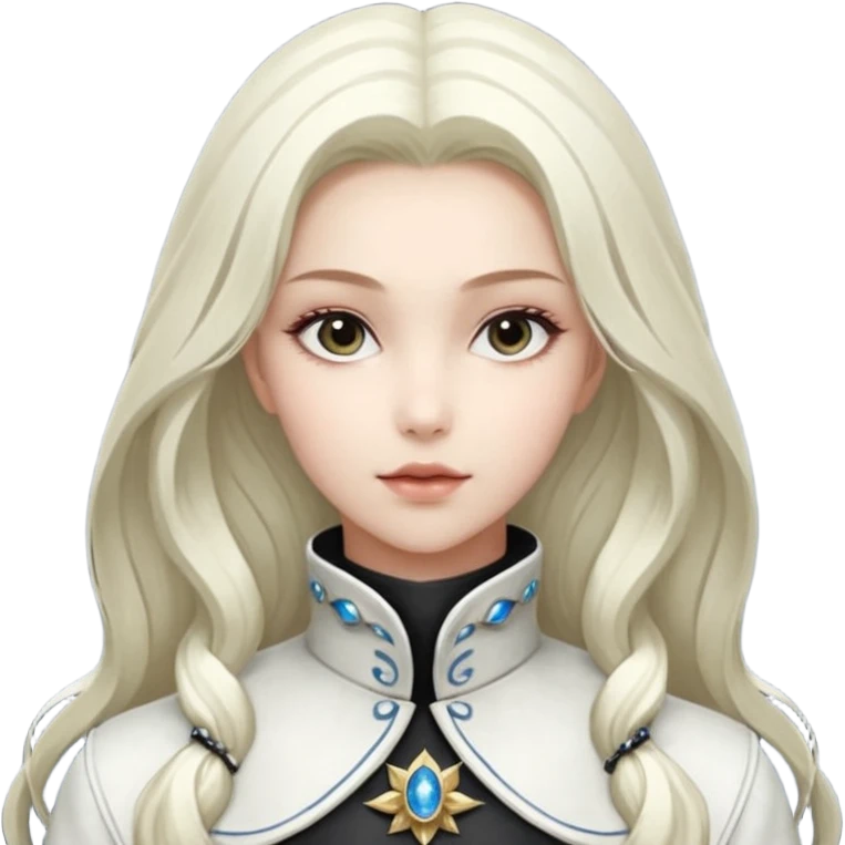 Девушка белокожая на беговой дорожке, с длинными светло-лиловыми волосами, в лиловом топе, в серых спортивных штанах, с черными ресницами emoji