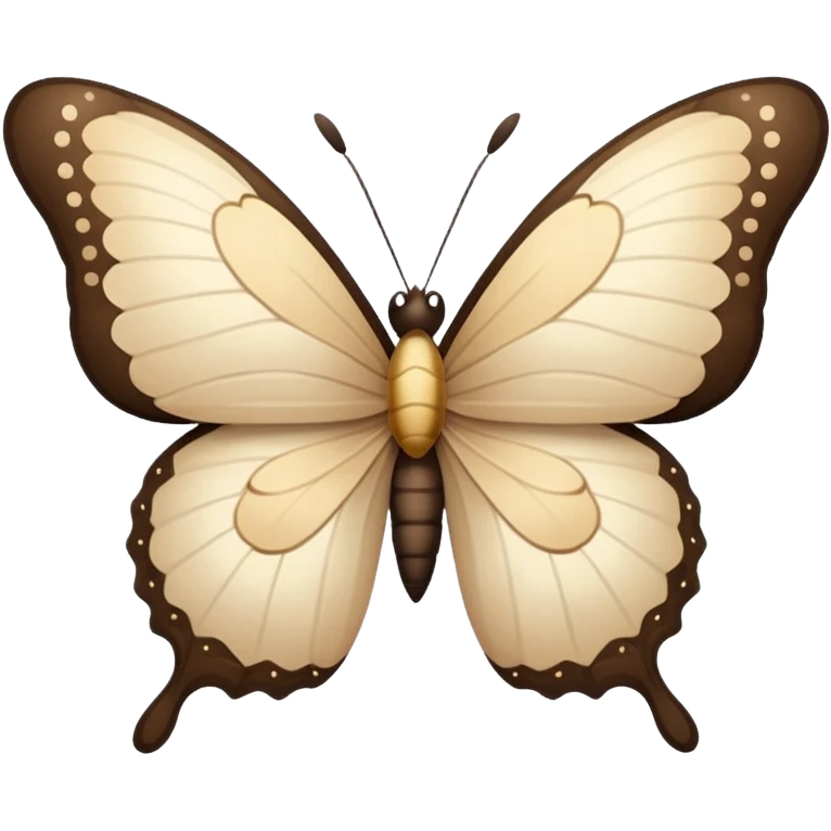 цветок а на нем бабочка beige emoji