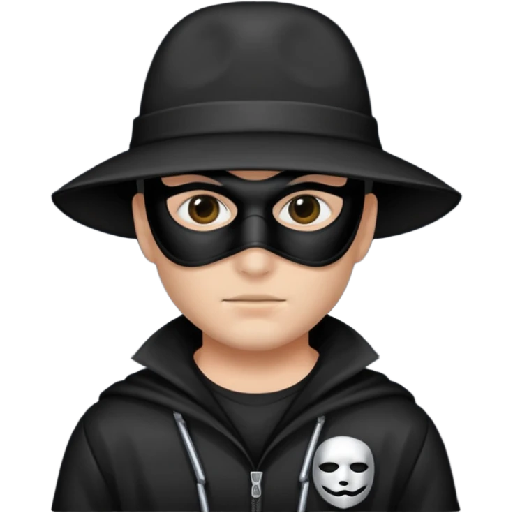 Person wearing a criminal costume  emoji