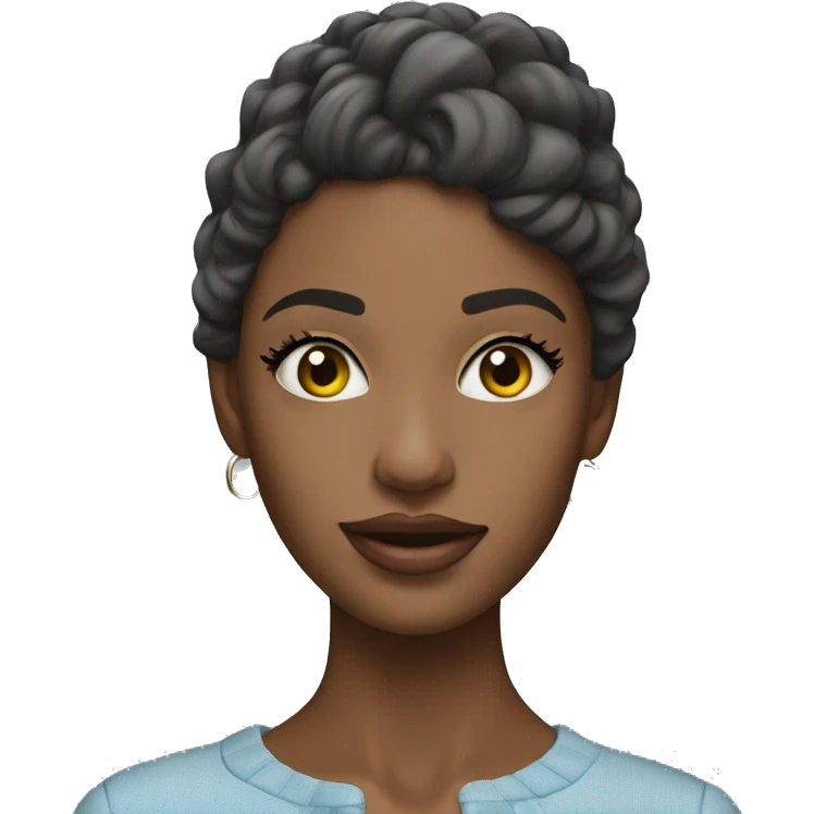Model in pasarela emoji