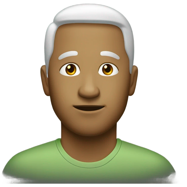 Это подросток в зелёной футболке который поднимает руку emoji