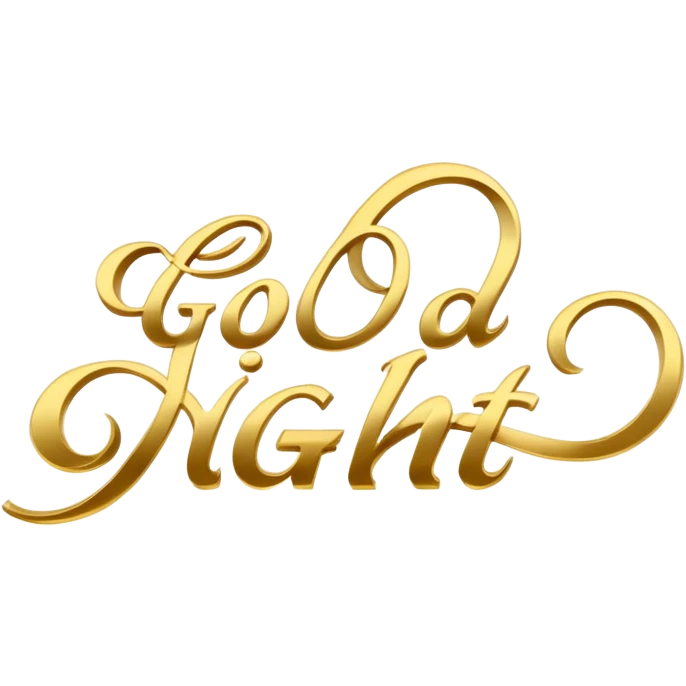 good night words emoji
