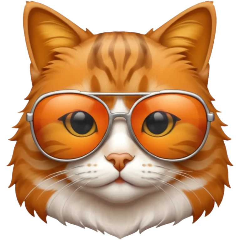 Cat wearing sunglasses emoji