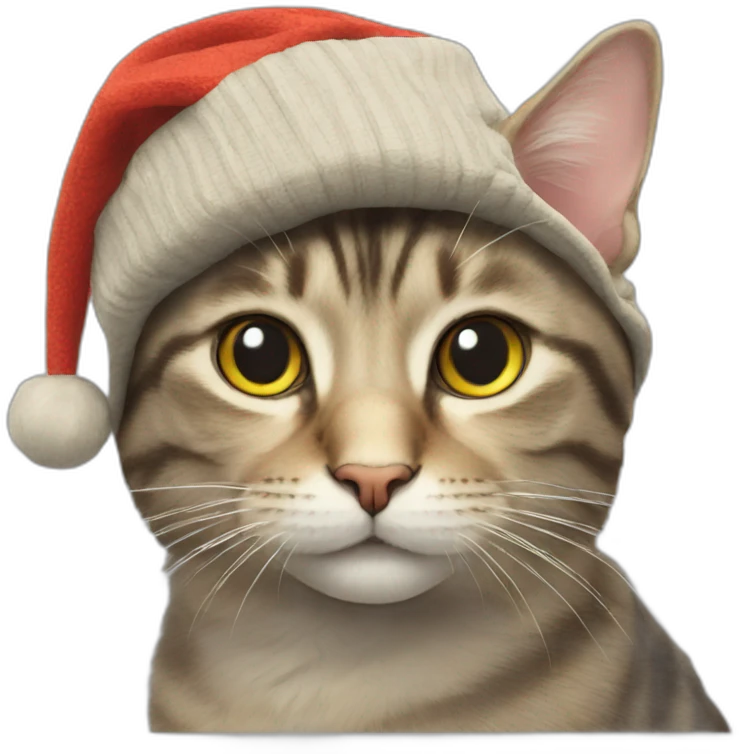 Cat with a cap emoji