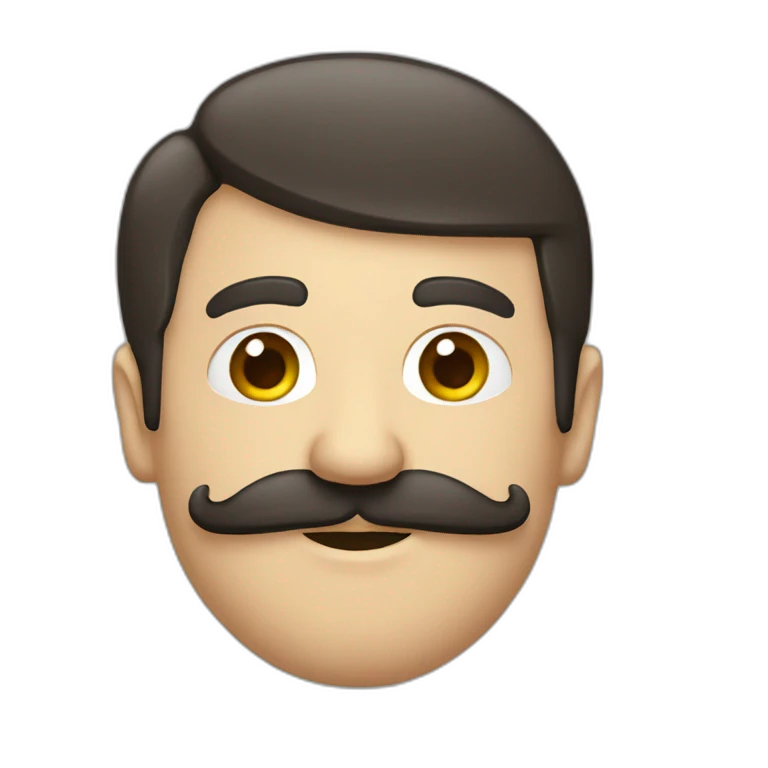 Señor con bigote  emoji