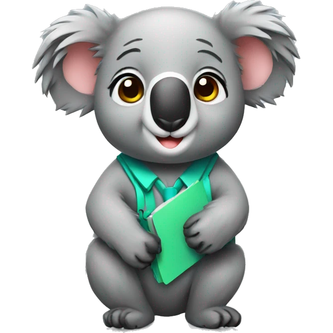 koala teacher emoji