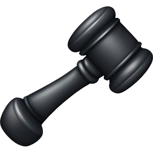 judge hammer emoji
