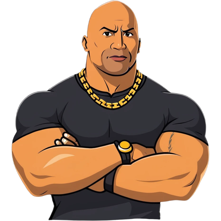 Dwayne johnson emoji