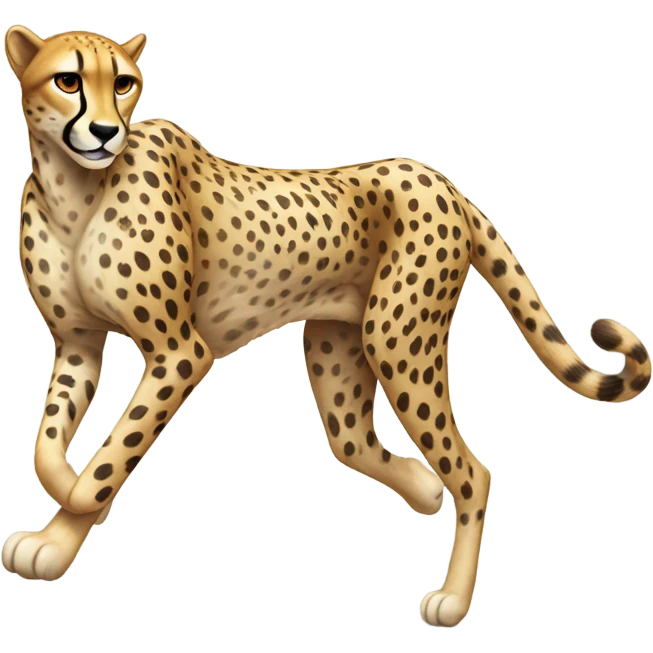 Cheetah running emoji