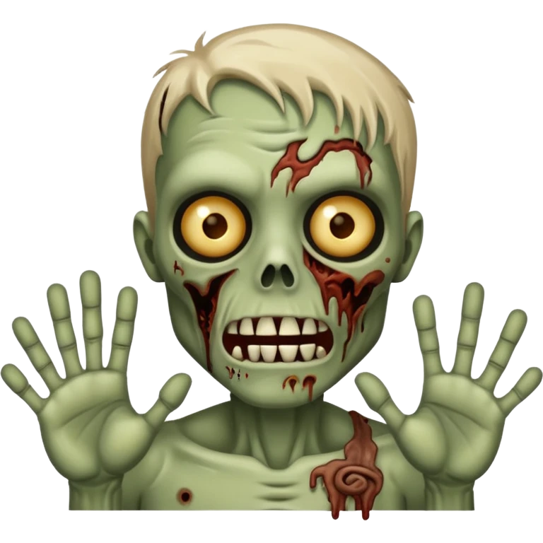 zombie say hi emoji