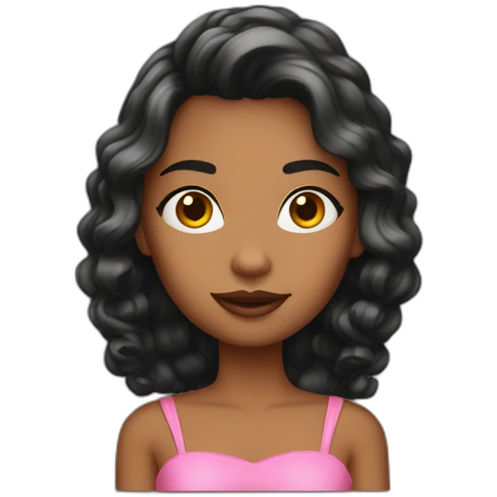 Coquette girl emoji