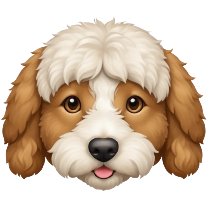 goldendoodle dog emoji
