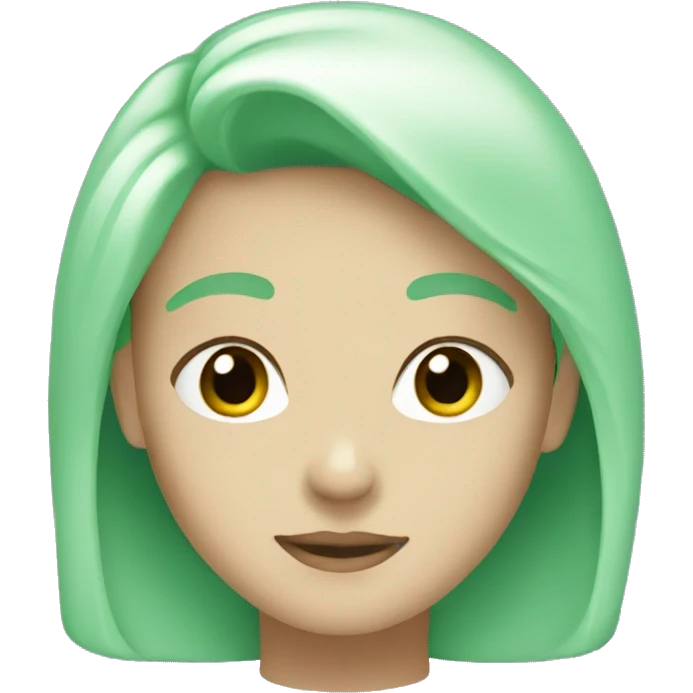 Pastel green  emoji
