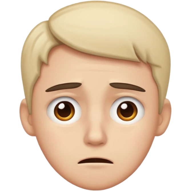 Exasperated and over it emoji