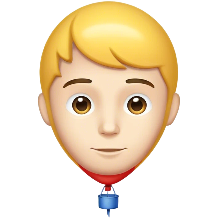 Spencer on a balloon emoji