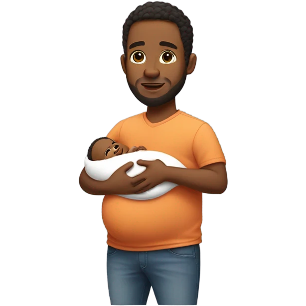 Pregnant man emoji
