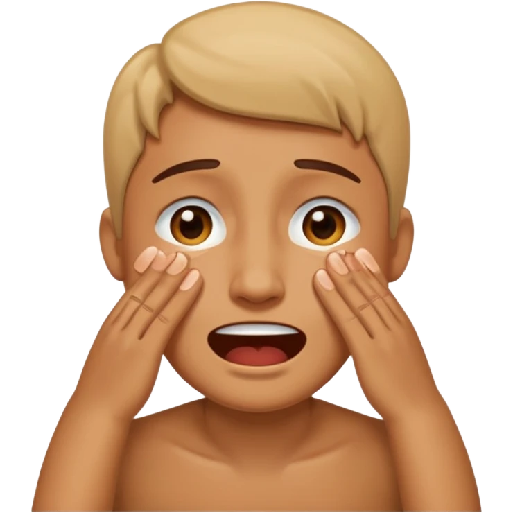 Crying but happy emoji