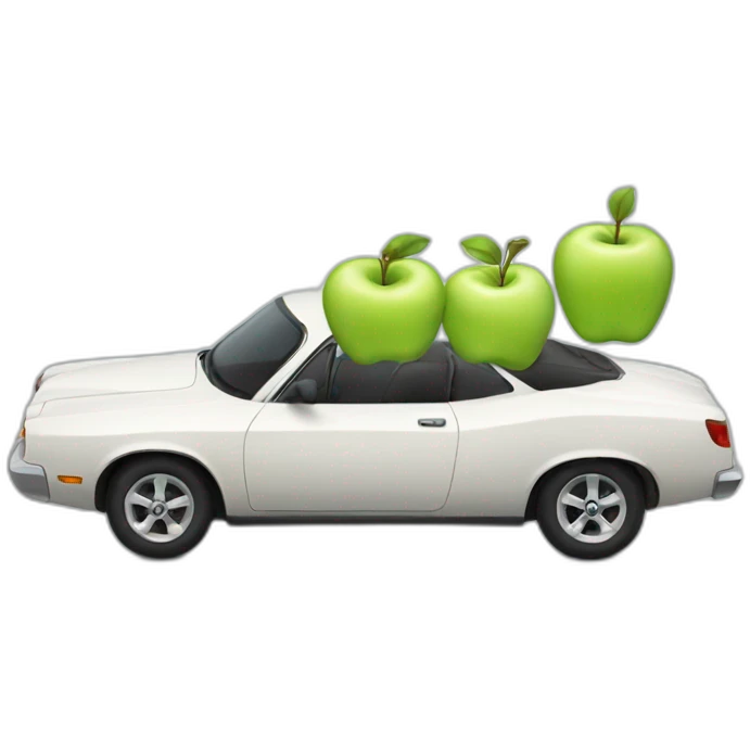 Apple car emoji