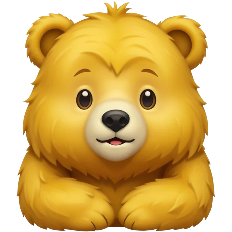 yellow bear emoji