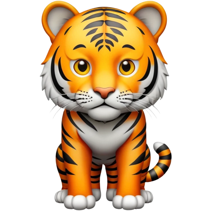cinematic-tiger-realistic-full-body-standing-emoji,-massive-striped-frame-exuding-power-and-grace,-bold-orange-fur-with-thick-black-stripes,-head-tilted-dramatically,-piercing-yellow-eyes-focused-intensely,-simplified-yet-realistic-focused-features,-highly-detailed,-glowing-with-an-almost-sarcastic-glow emoji