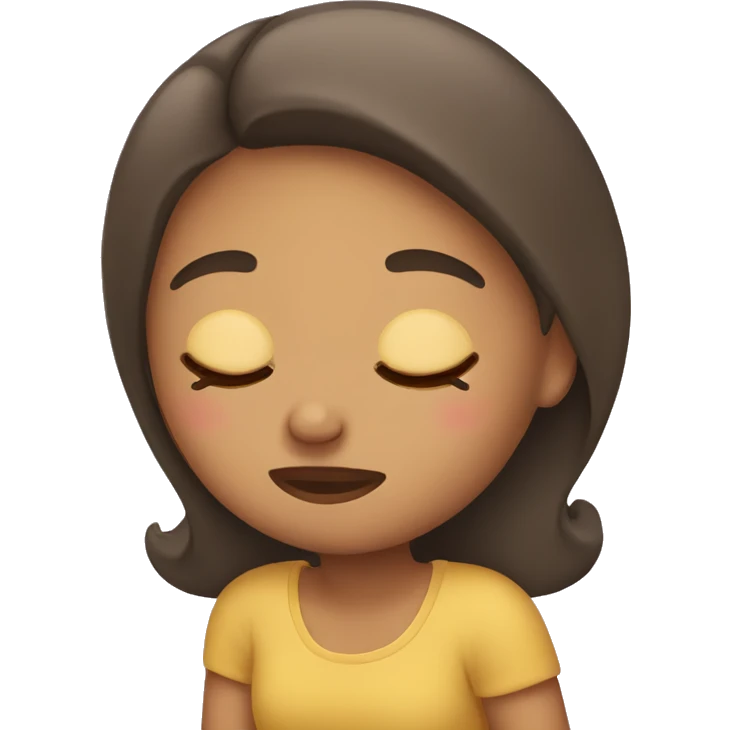 Girl sleeping  emoji