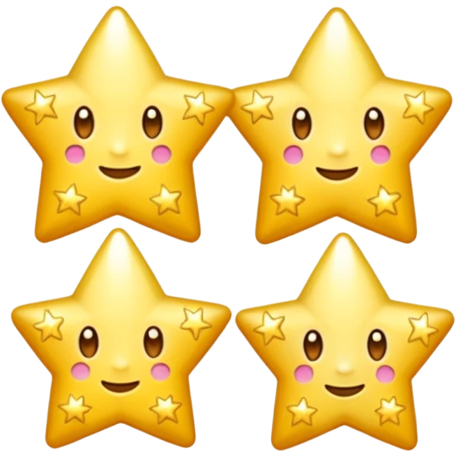 troispetites etoiles lumineuses emoji