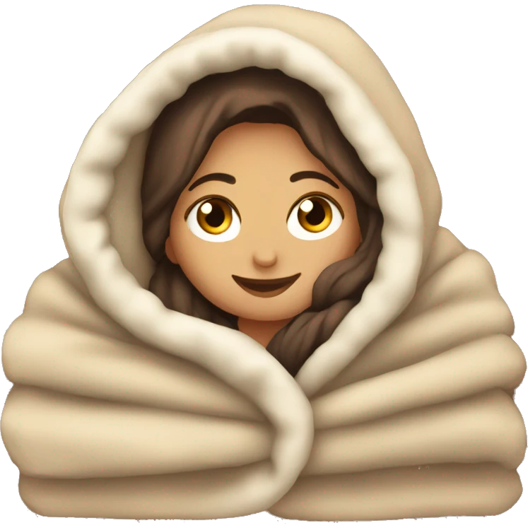 Cozy blanket emoji