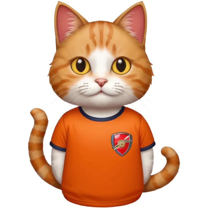 gato ocn polera del arsenal emoji