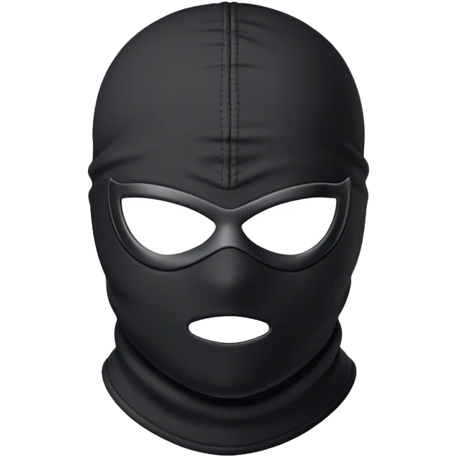ski mask emoji