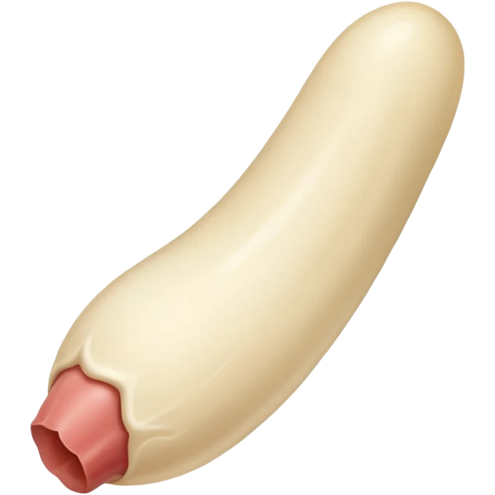 Uncut penis emoji