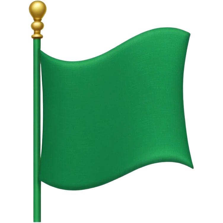 Green flag emoji