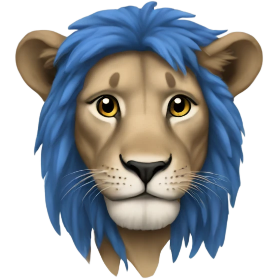 crip lion emoji