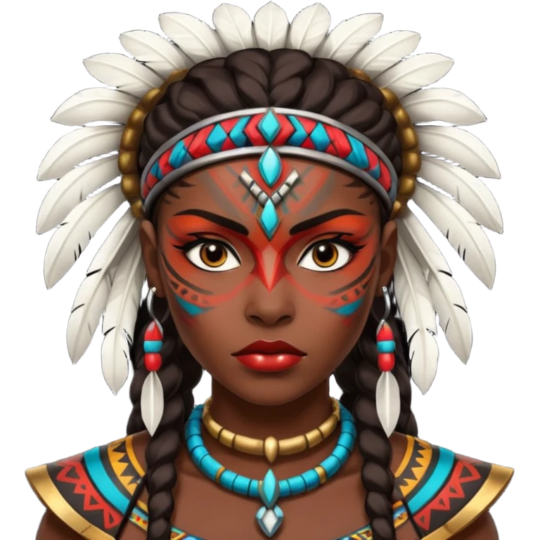 woman African warrior emoji