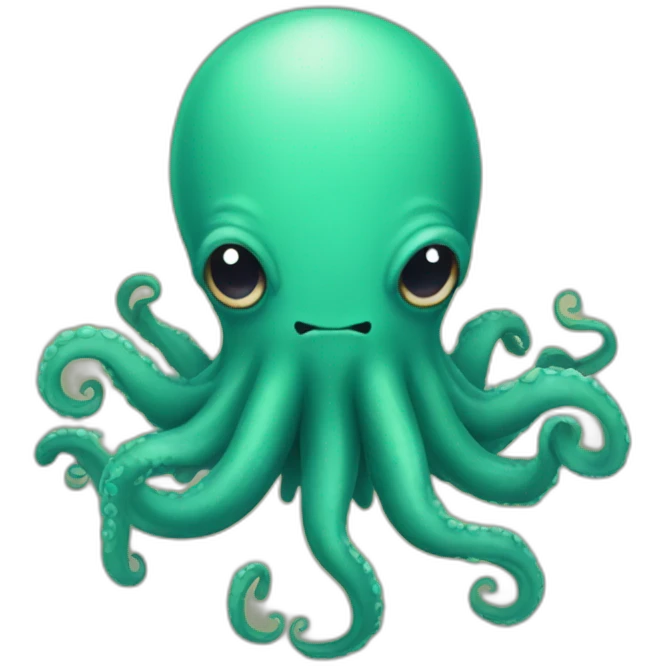 cute kraken HYPED emoji