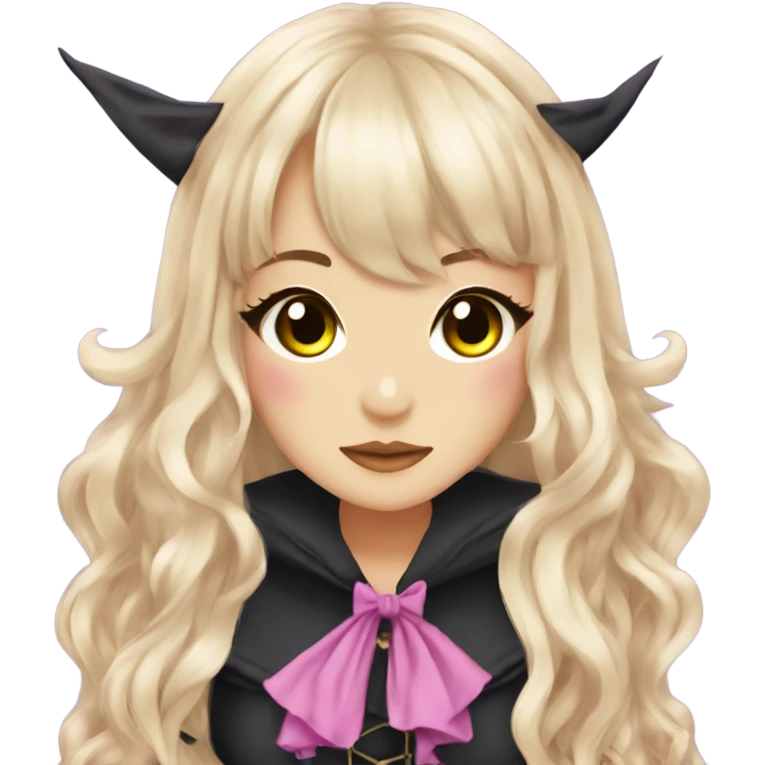 hime gyaru girl witch emoji