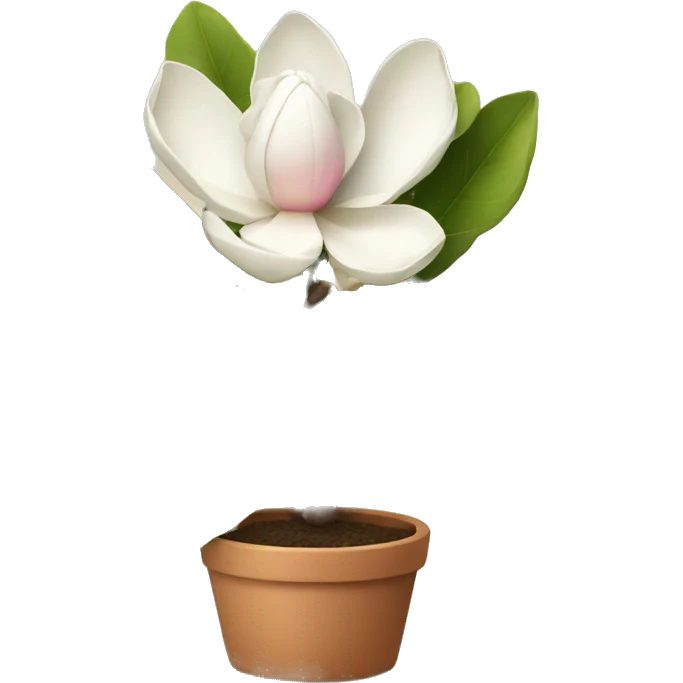 Magnolia in a pot emoji