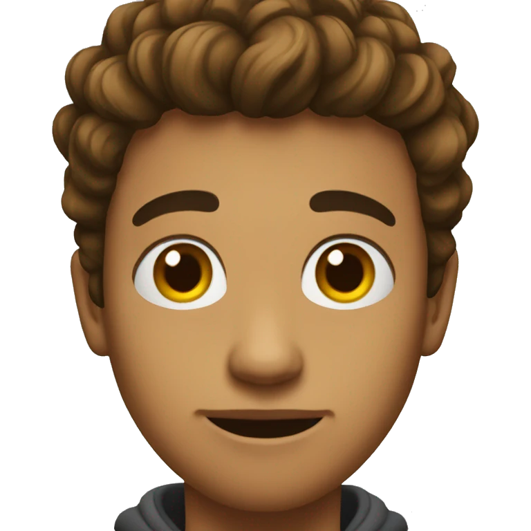 insecure young guy emoji