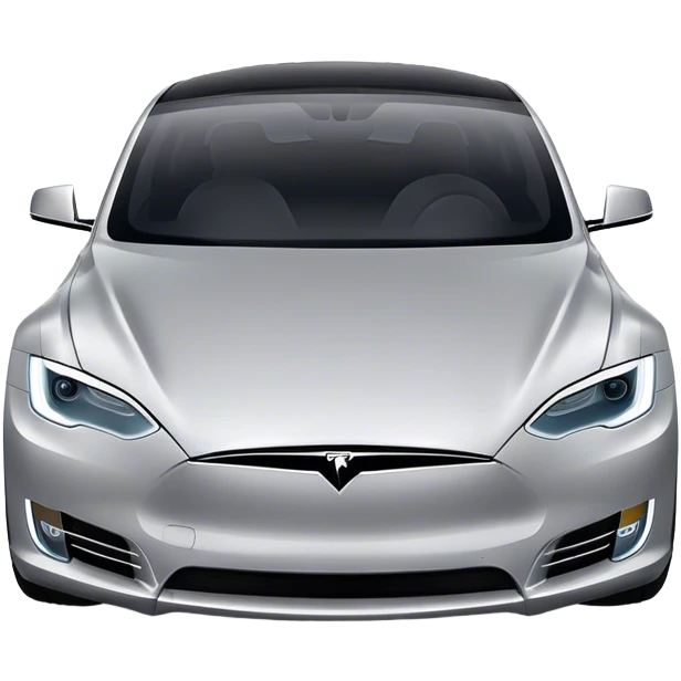 Tesla Model S - Tesla (Model Year: 2022) (Iconic colour: Silver) emoji
