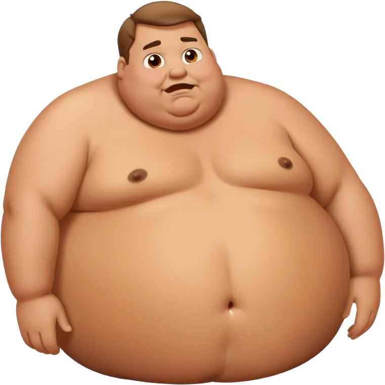 Farting bad fat guy emoji
