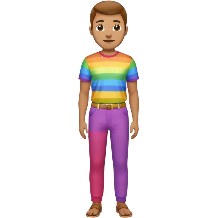 Rainbow guy emoji